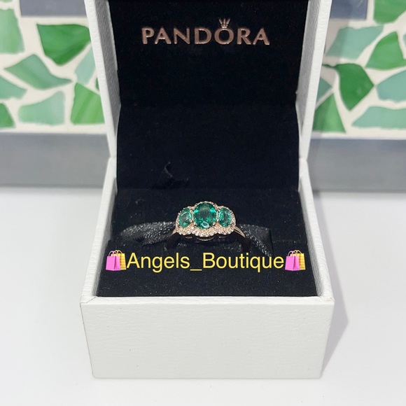 New Pandora Three Stone Vintage Ring. - Picture 5 of 6